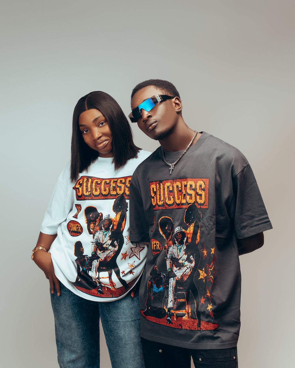 “SUCCESS IS POWER” Graphics T-shirt
