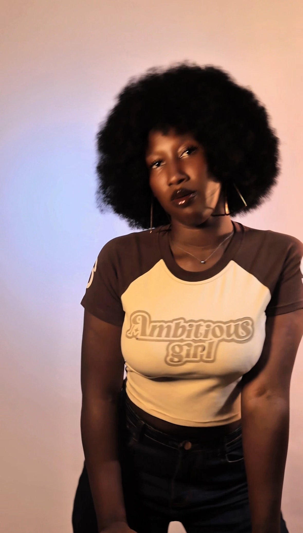 Ambitious Girl crop Top